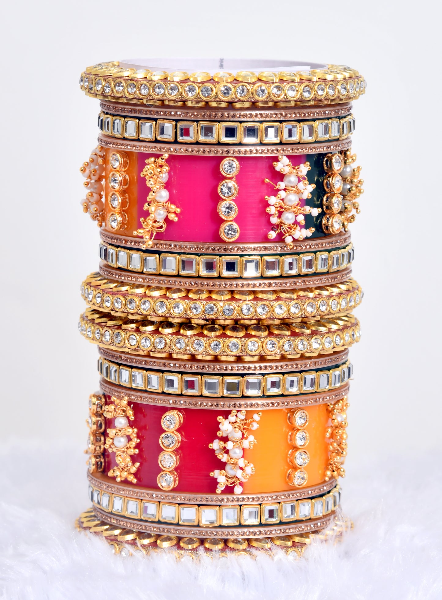 Style Bridal Multicolor Chuda Bangles Set For Girls & Women