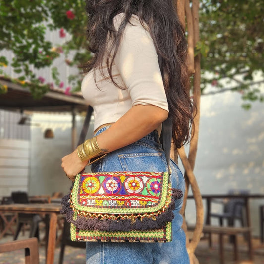 Handcrafted Banjara Embroidered Sling Bag